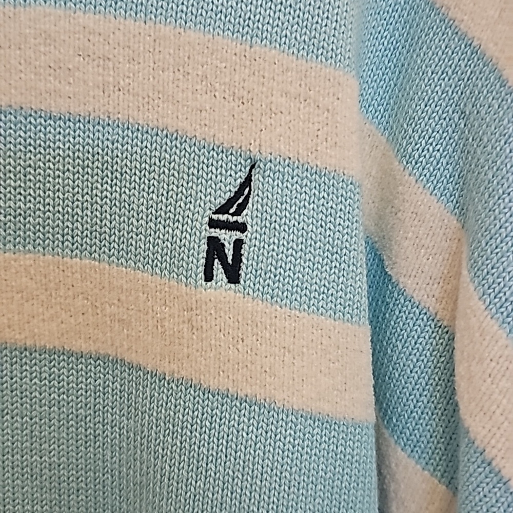 Tall, blue, nautical, sweater, knit, casual, beach, summer, fall, unisex, basic